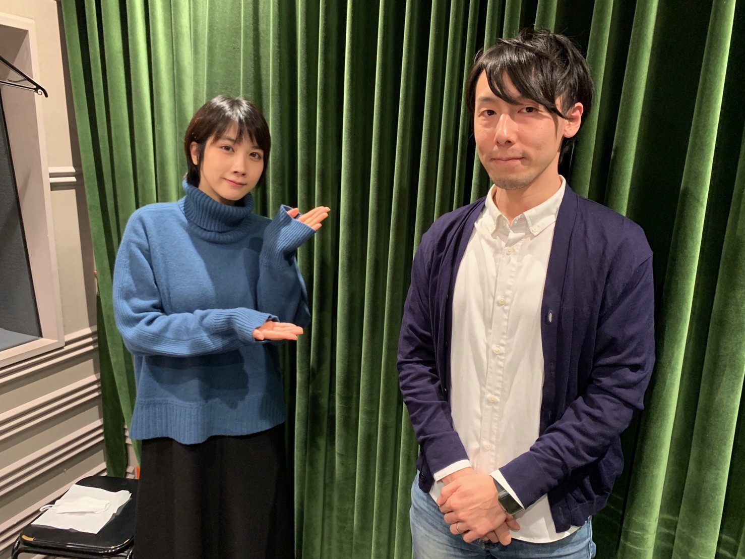 TBSラジオ「金曜ボイスログ内『松本穂香の研修ログ』」に代表・八木が出演しました