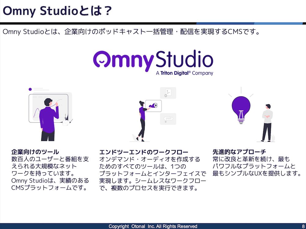 【媒体資料】Omny Studioポッドキャスト配信システム／資料DL