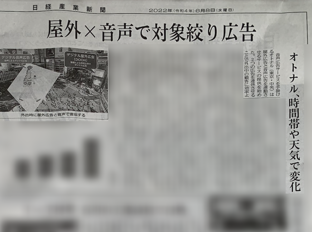 2022年6月28日「日経産業新聞」に掲載されました。