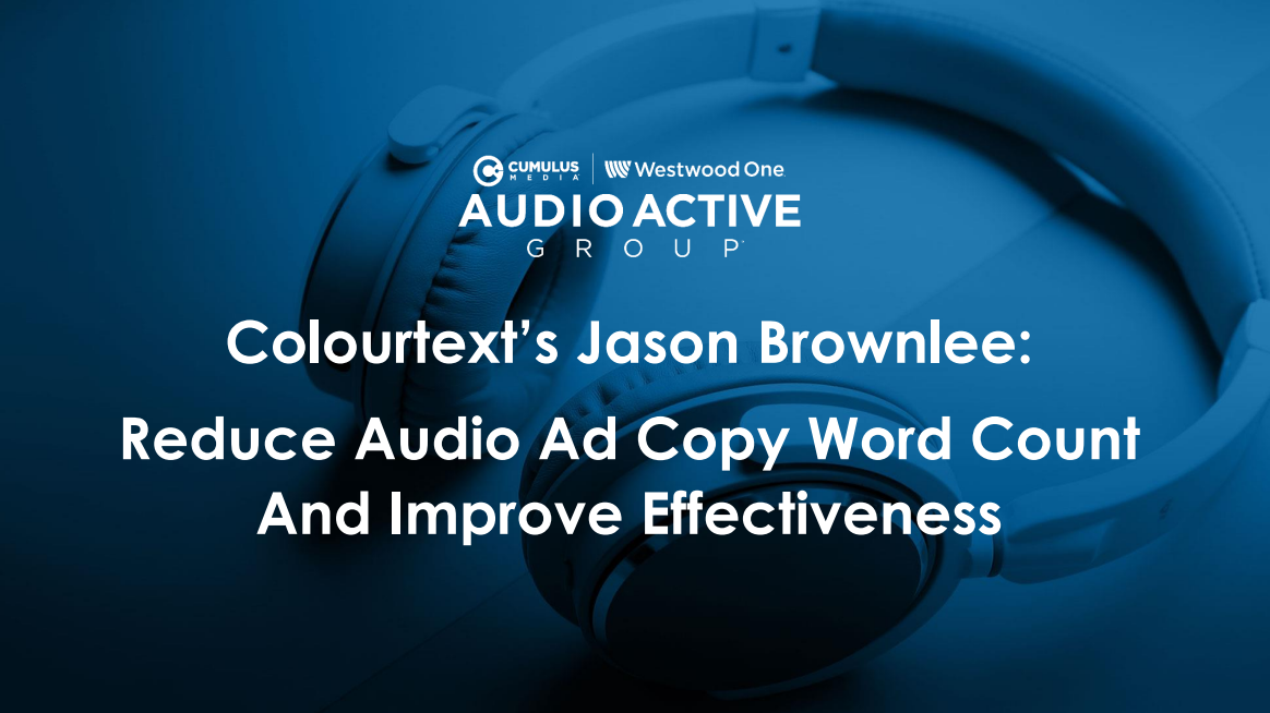 AudiotrackとColourtextの最新調査で、音声広告内のメッセージは少なければ少ないほど良いことが判明