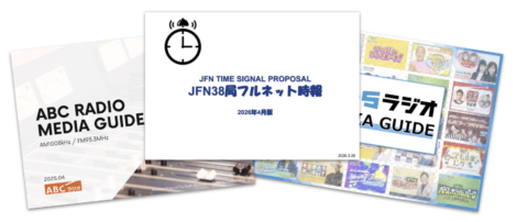 地上波ラジオの媒体資料