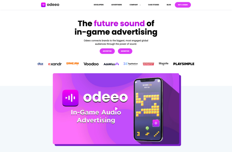 ゲーム内音声広告のOdeeo、業界初のパブリッシャーポータルを公開。ゲーム内音声広告の収益化を改善