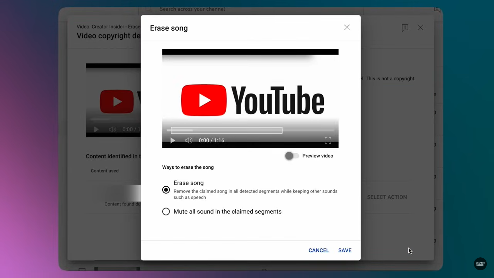YouTube、著作権保護された音楽を動画から削除する機能「Erase Song」をアップデート。AI技術で精度向上