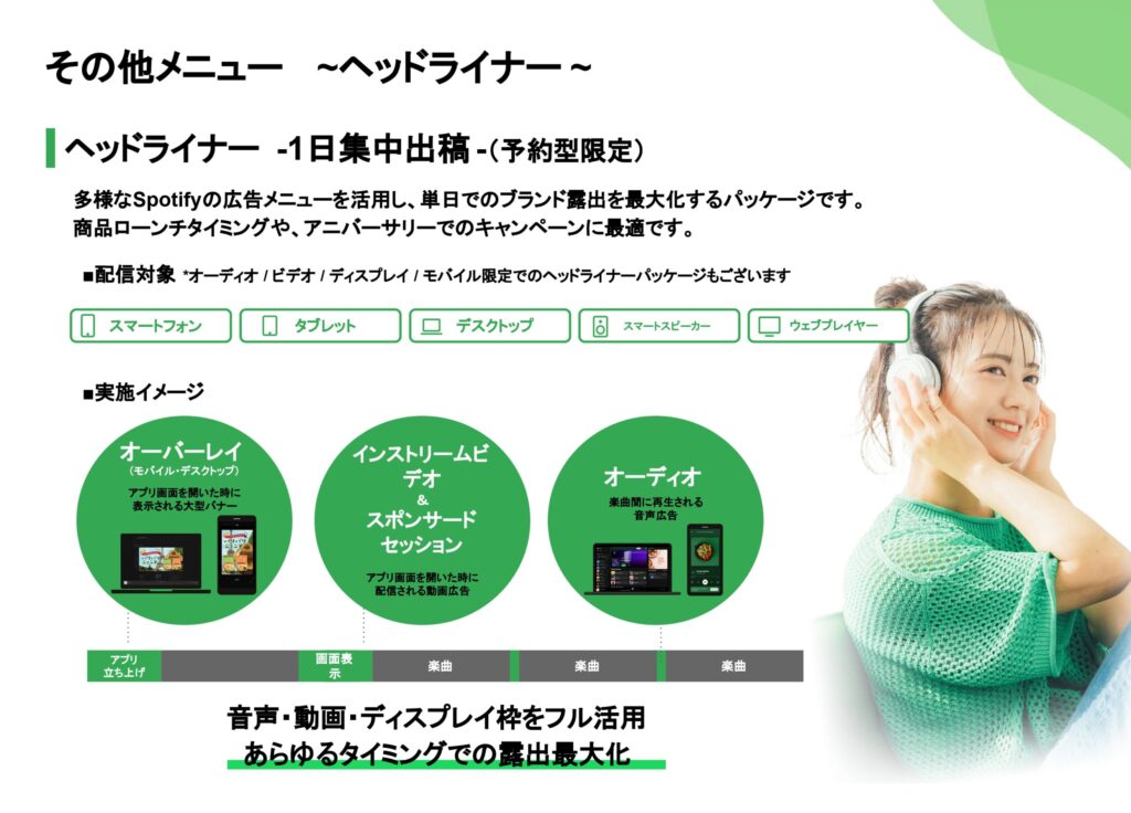 05. ヘッドライナー広告(一日集中型パッケージ)
