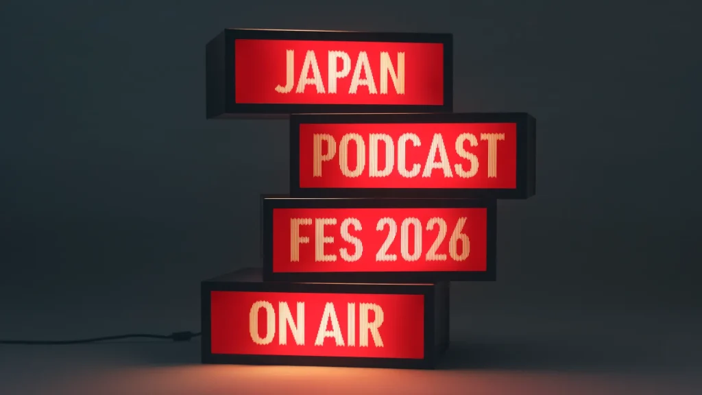 JAPAN PODCAST FESTIVAL 2026に、オトナルが「協力企業」として参画します